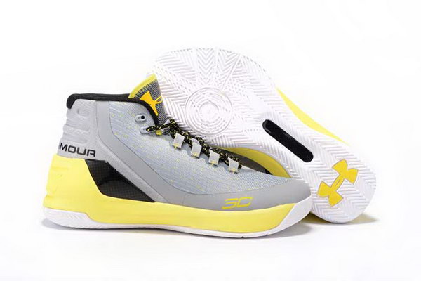 Cheap Ua Curry 3 Shoe Grey Yellow Best Price